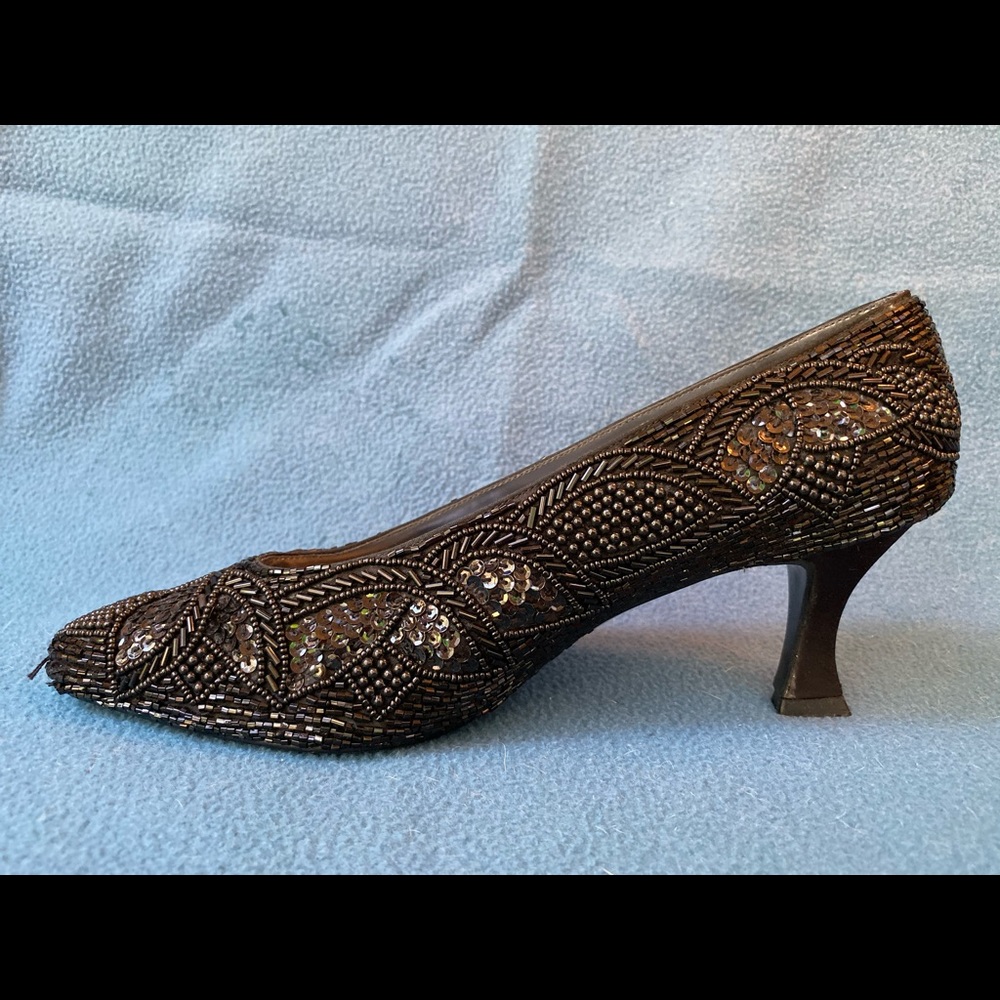 Beaded shoes